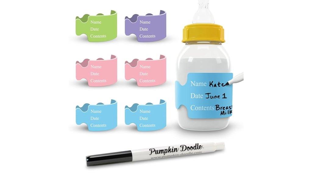 reusable daycare bottle labels