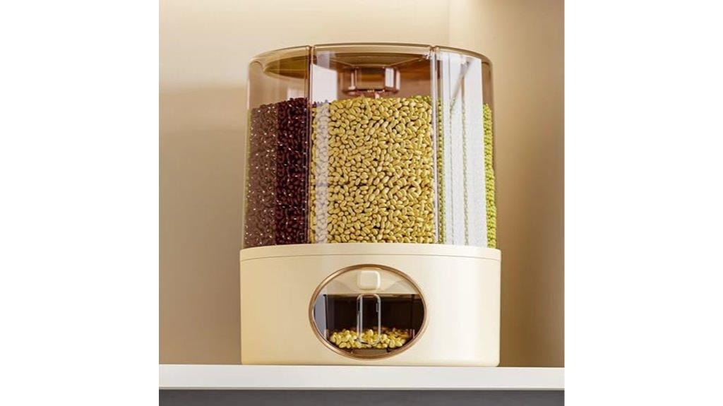 rotating food dispenser system