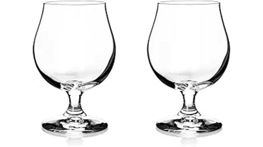 set of two glasses