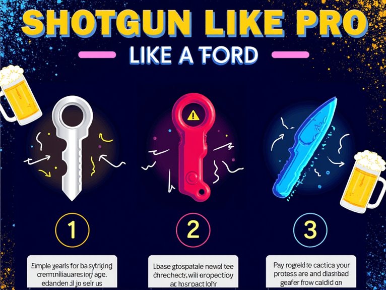 shotgun beer safely expertly