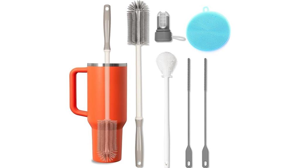 silicone bottle brush cleaner