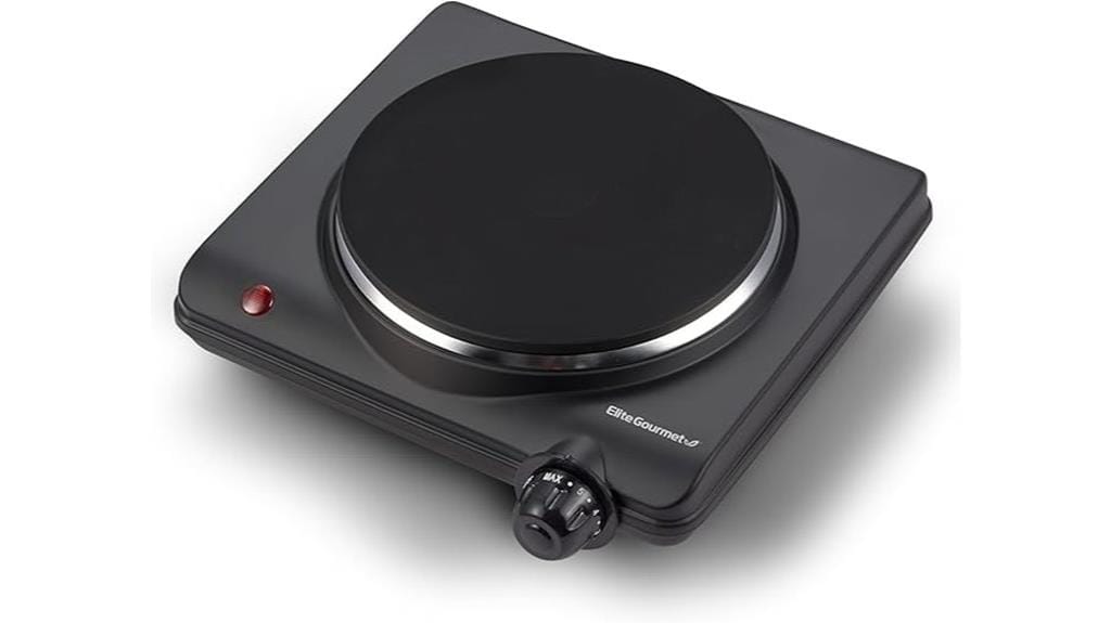 single cast iron burner