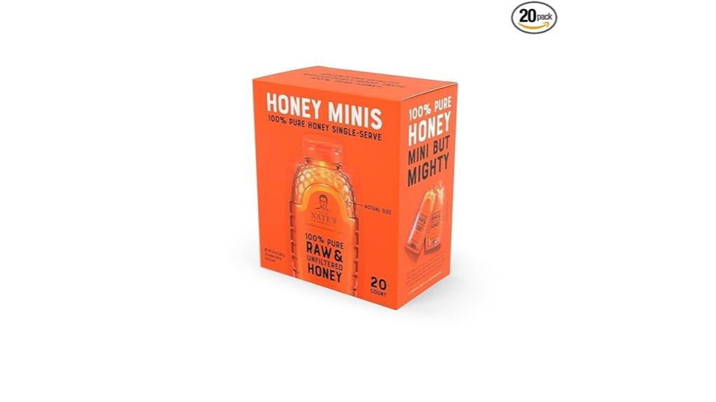 single serve raw honey