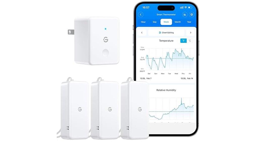 smart humidity temperature sensor pack