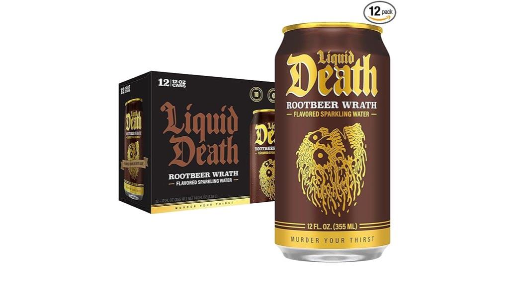 sparkling root beer water