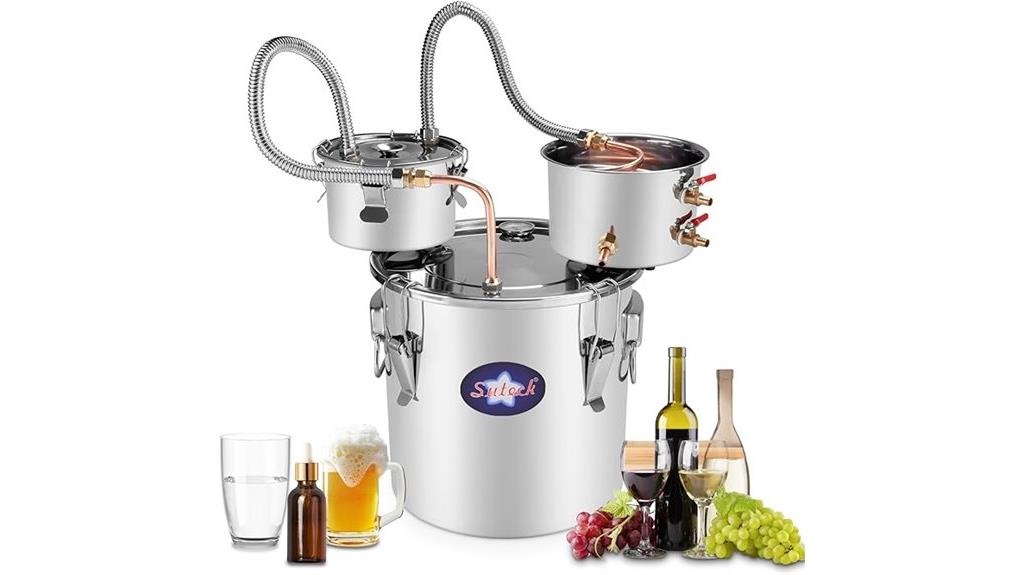 stainless steel alcohol distiller