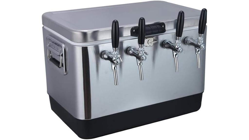 stainless steel beer cooler