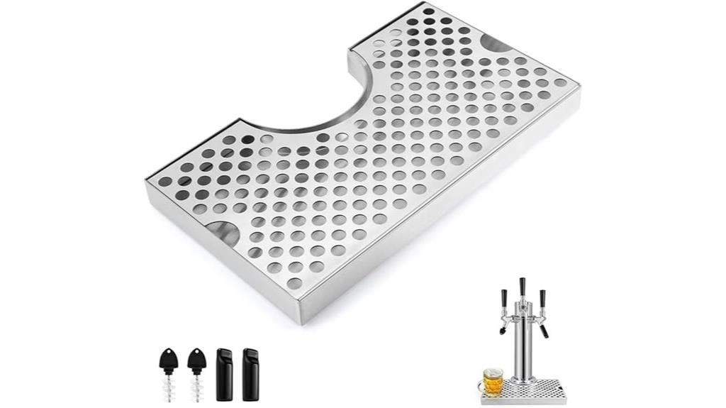 stainless steel beer drip tray