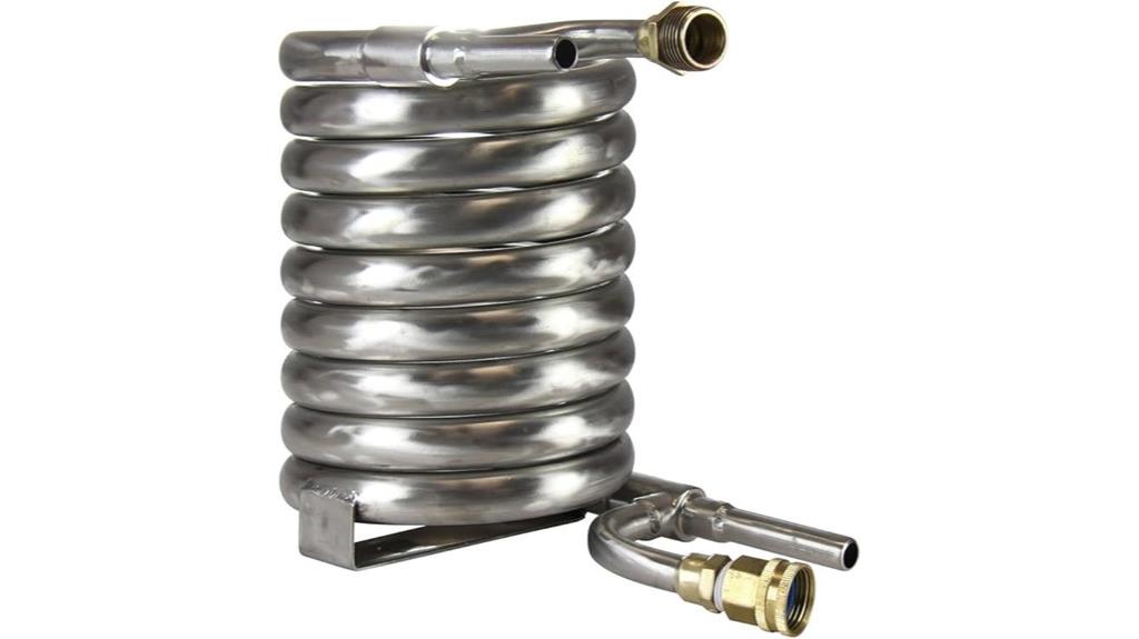 stainless steel counterflow chiller