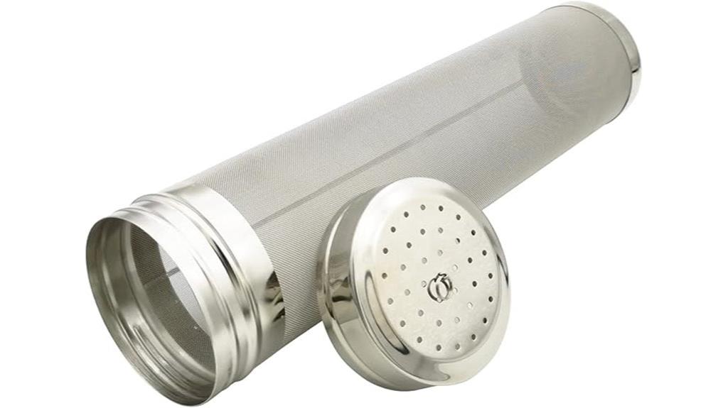 stainless steel dry hop filter