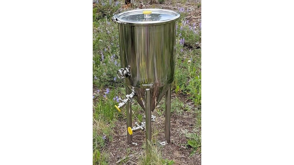 stainless steel fermentation vessel