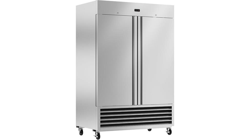 stainless steel fridge doors