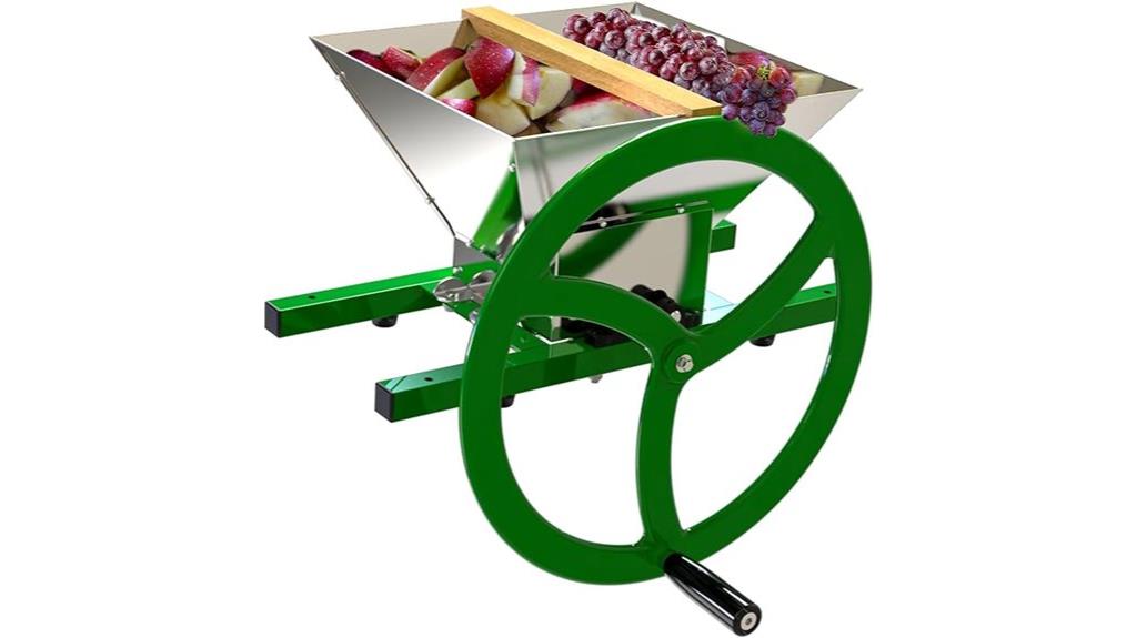 stainless steel fruit crusher
