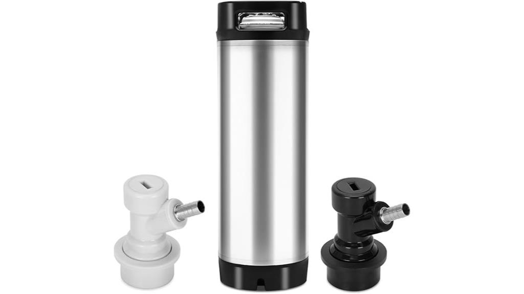 stainless steel home brewing keg