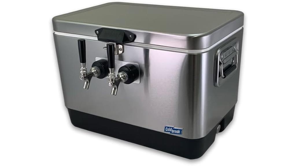 stainless steel jockey box