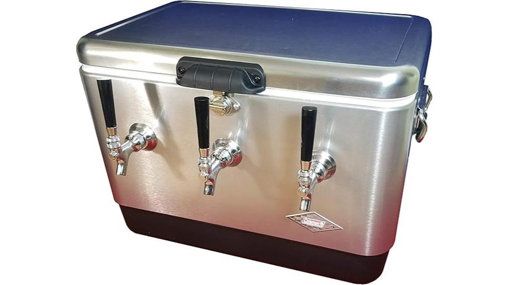 stainless steel jockey box