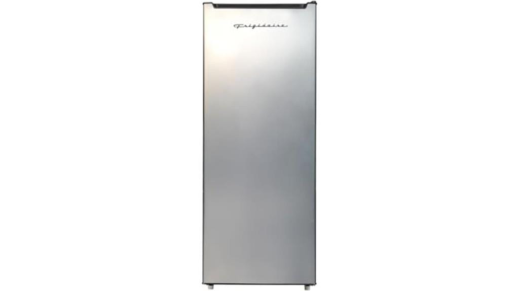 stainless steel upright freezer