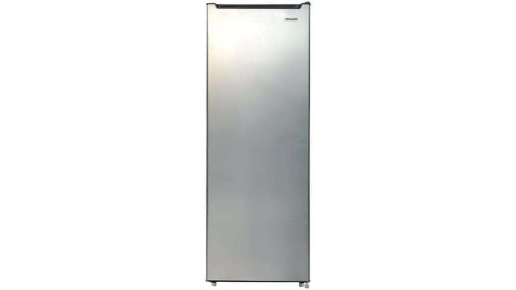 stainless steel upright freezer