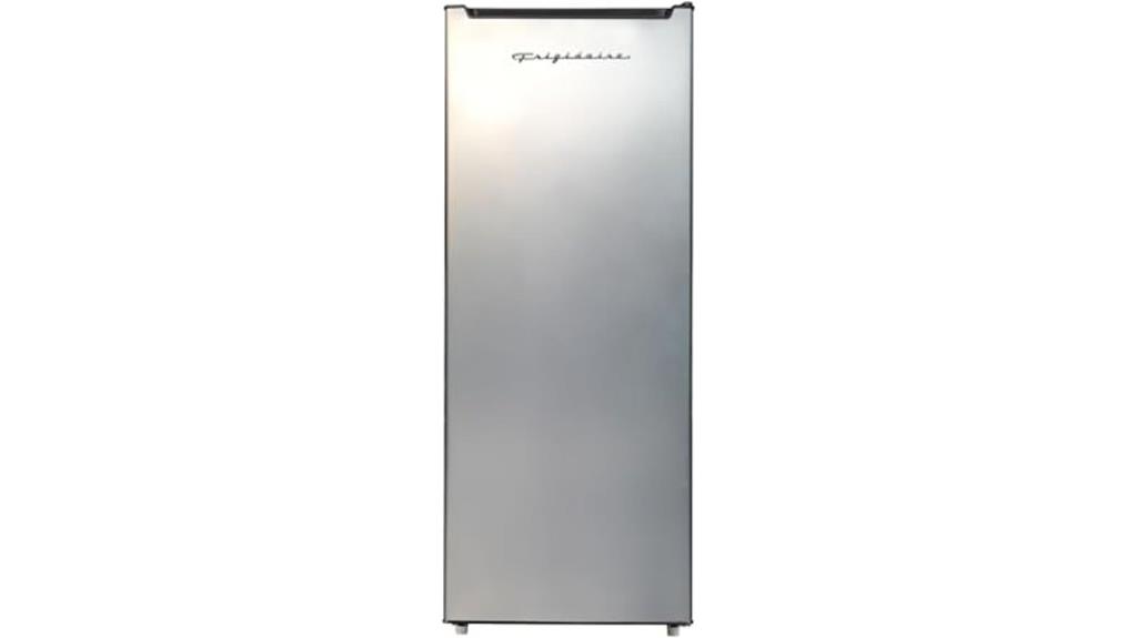 stainless steel upright freezer