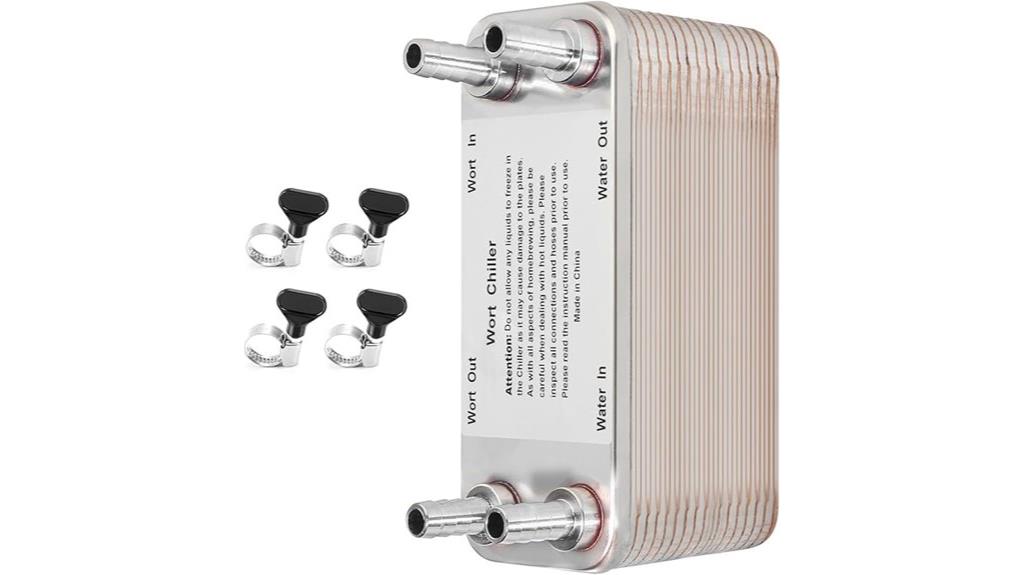 stainless steel wort chiller