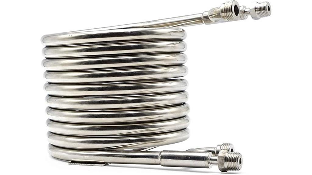 stainless steel wort chiller