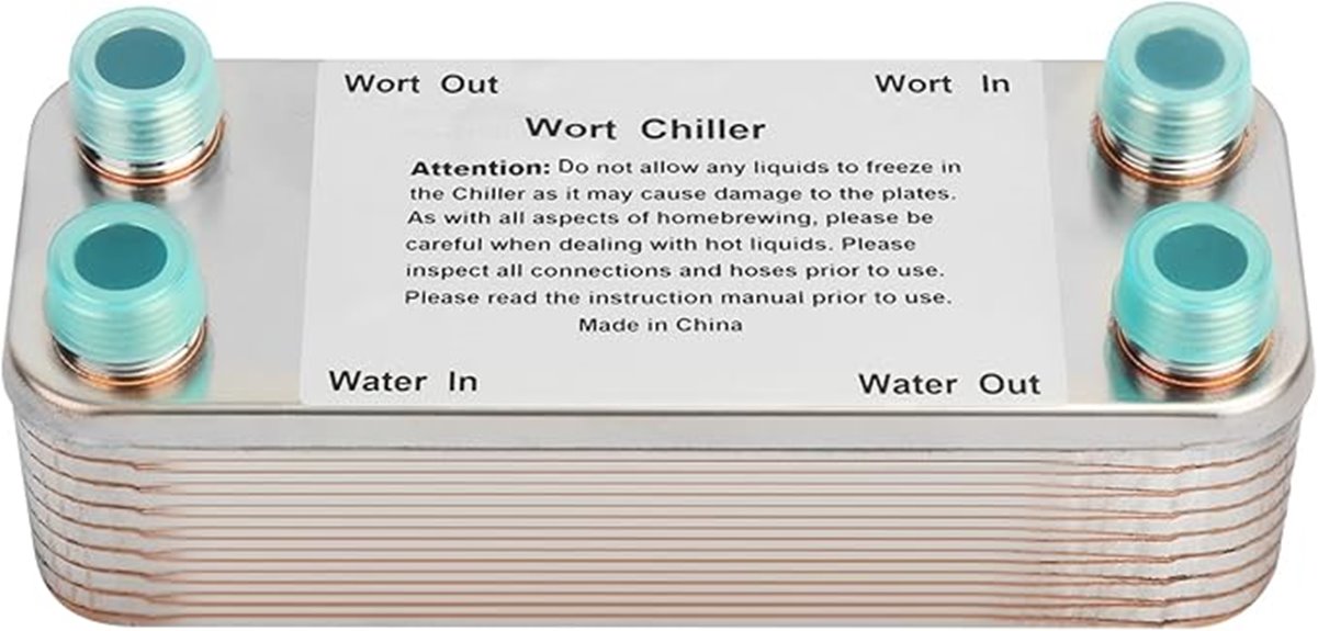 stainless steel wort chiller