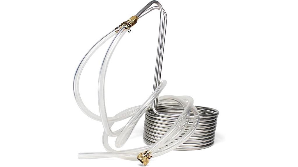 stainless steel wort chiller