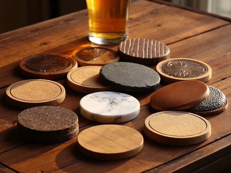 stylish surface protection coasters