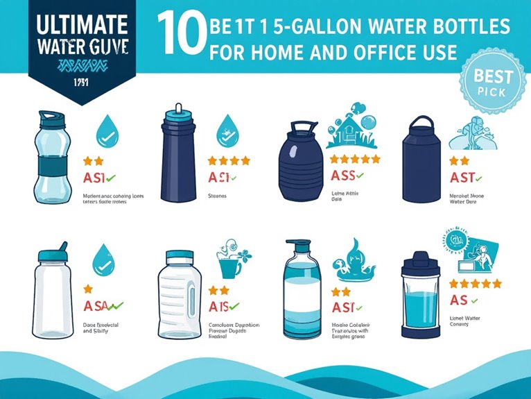 top 5 gallon water bottles
