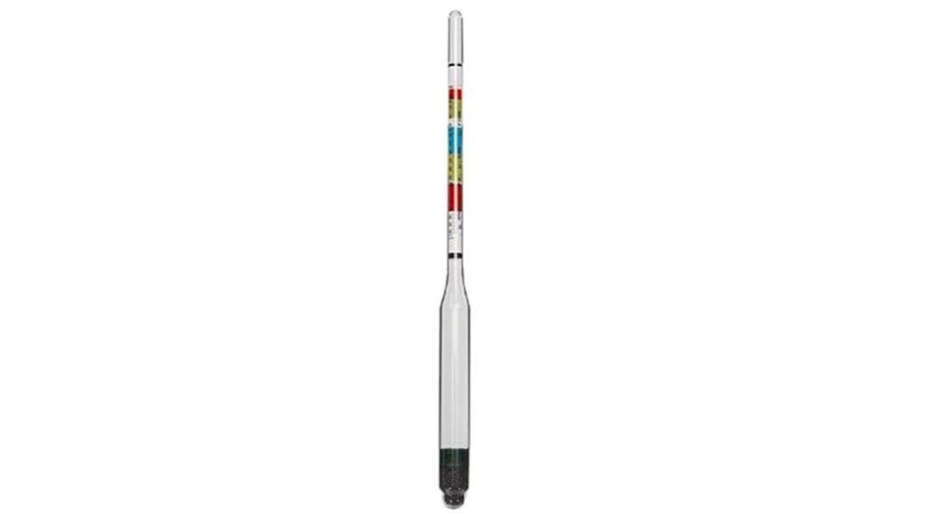 triple scale hydrometer for beverages