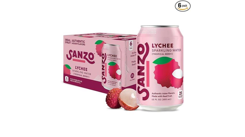 tropical berry flavored seltzer