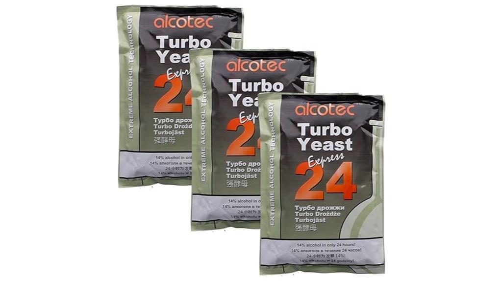 turbo yeast pack of three