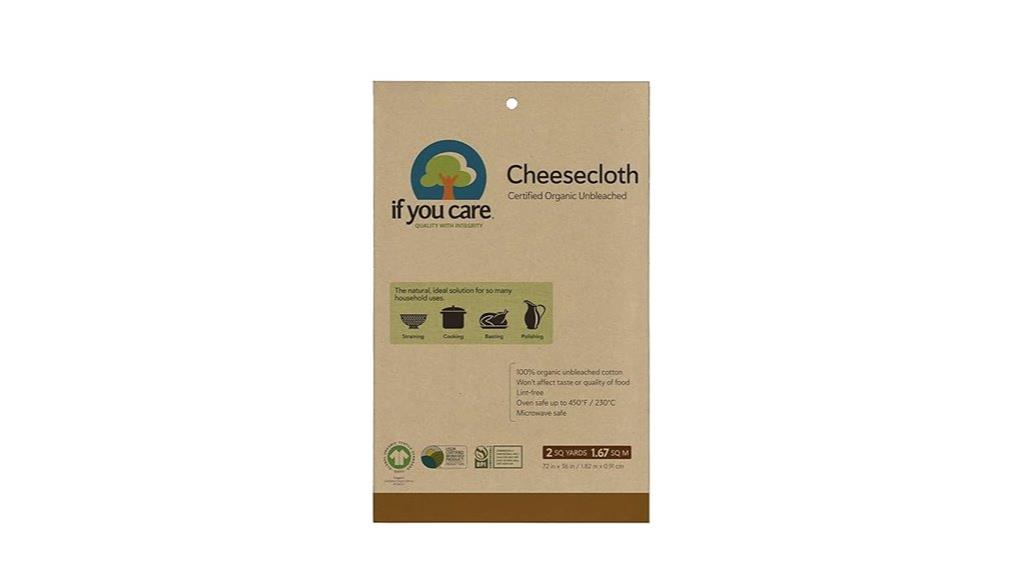 unbleached cheesecloth large size