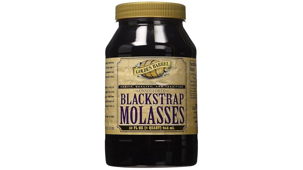 unsulfured black strap molasses