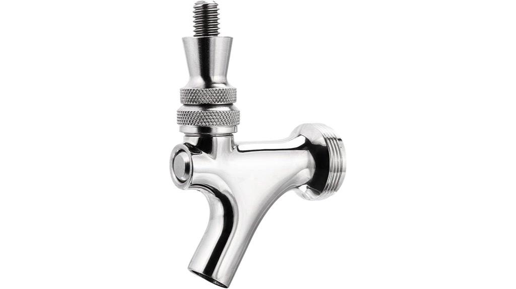 upgraded stainless steel draft keg tap