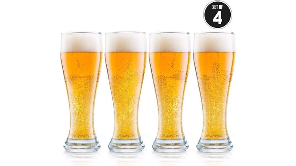usa made pilsner glasses