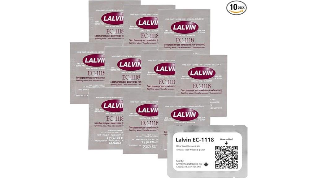 versatile wine yeast pack