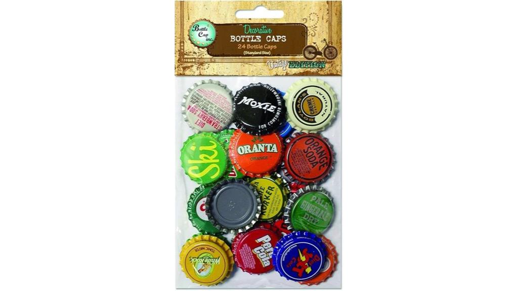 vintage bottle cap pack