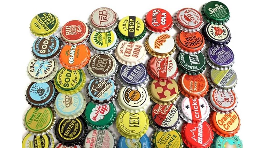 vintage bottle caps collection