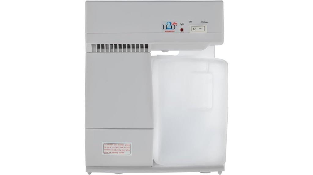 water distiller with ventilation