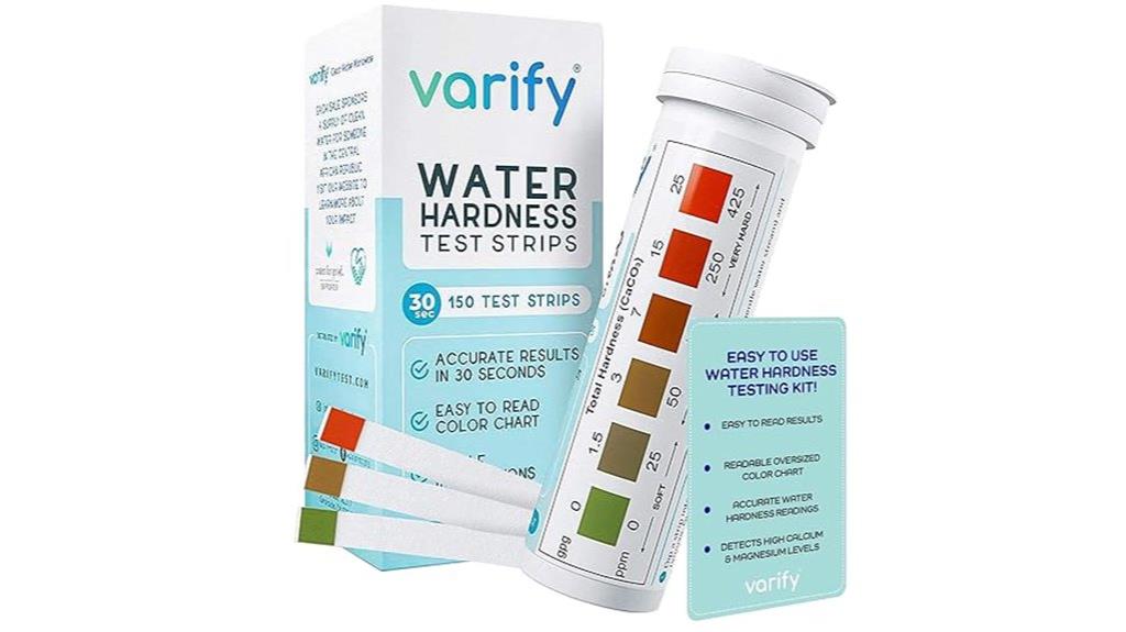 water hardness testing strips