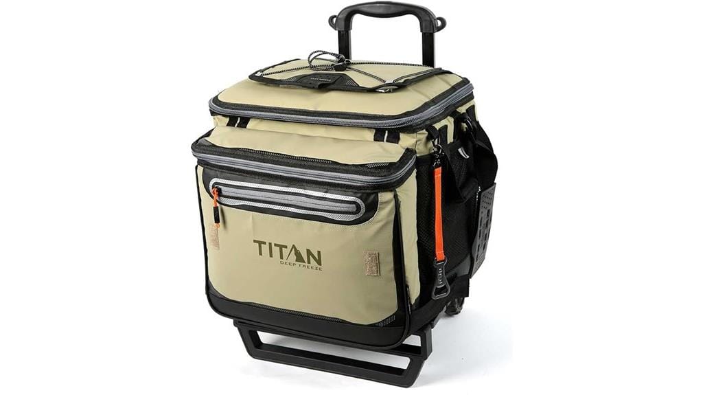 wheeled cooler for outdoors