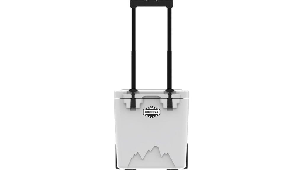 wheeled hard cooler portability