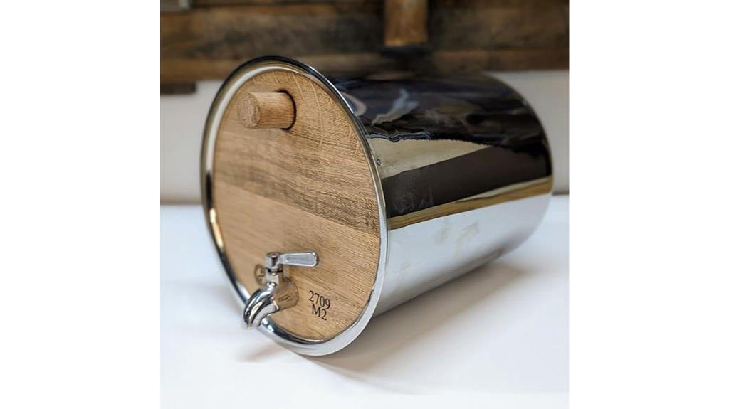 white oak whiskey barrel