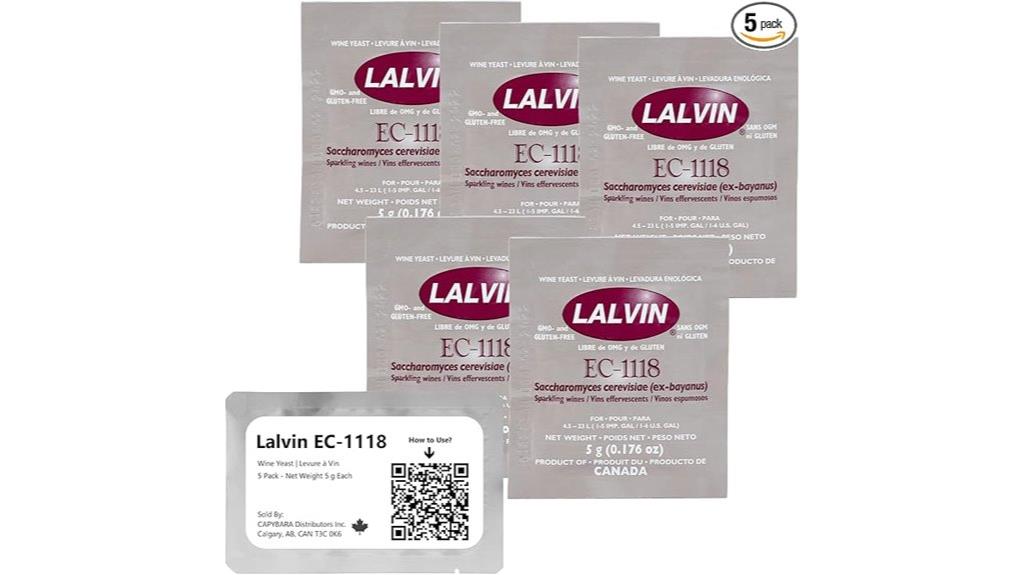 wine fermentation yeast pack