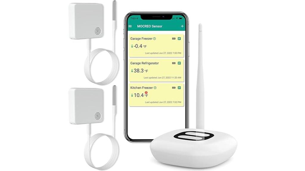 wireless freezer temperature monitoring system