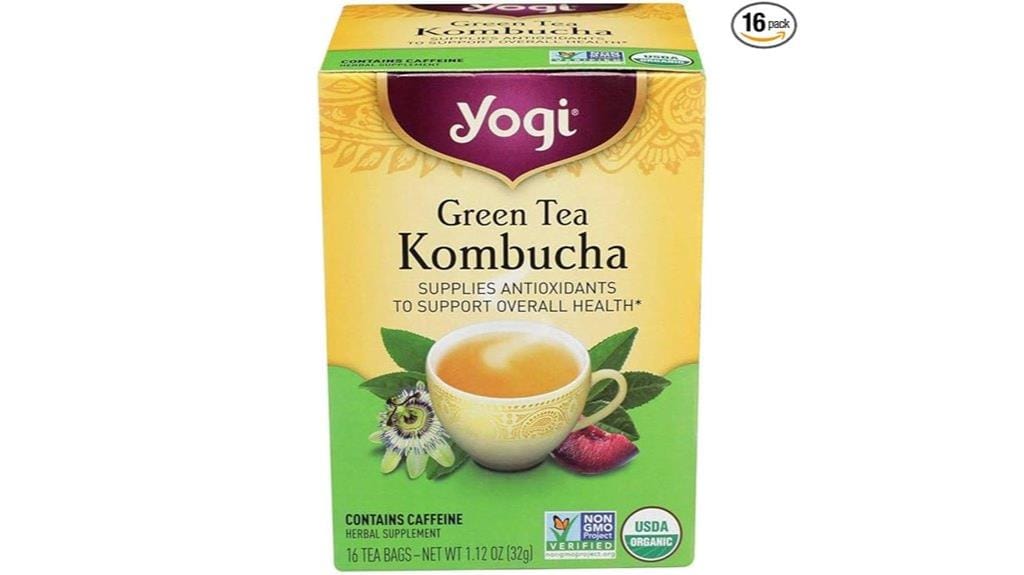 yogi tea kombucha green